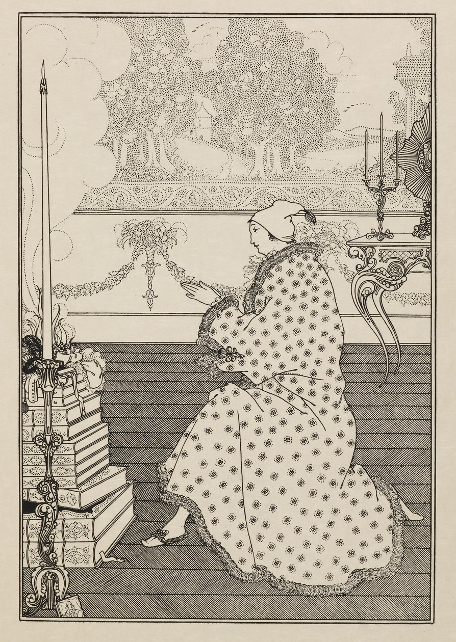 La prière du baron. De "Le Viol de la Mèche." d