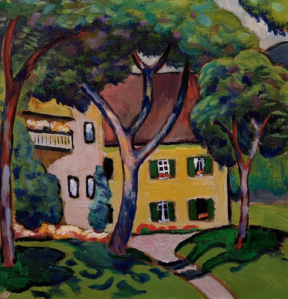 Maison Staudacher à Tegernsee - August Macke