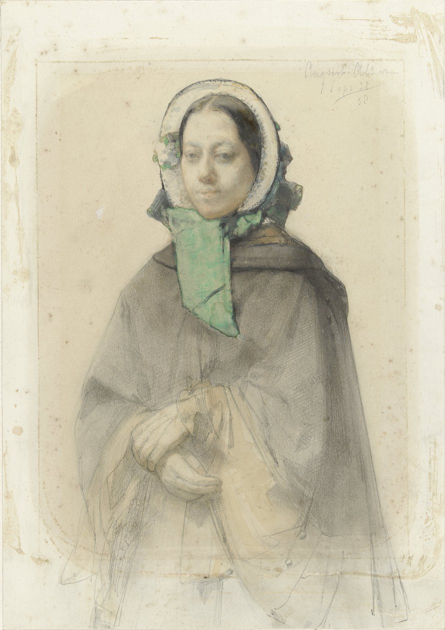 Portrait de Theresia A. A. Allebé - August Allebe