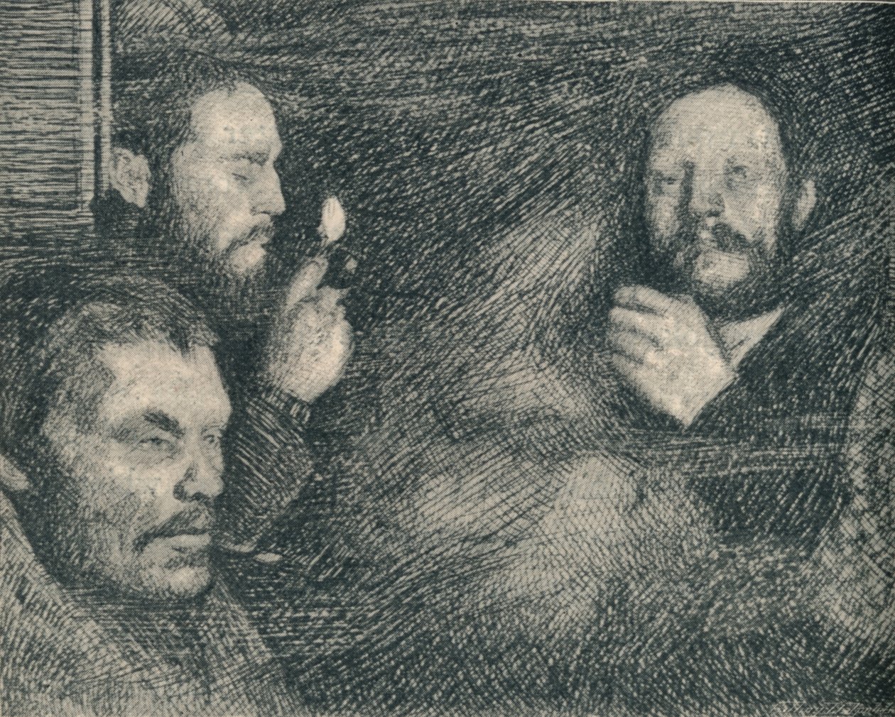 Une fumée dans la cuisine du Fram, vers 1893-1896, 1897 - August Eiebakke