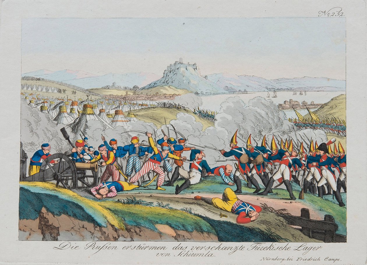Prise de la forteresse de Shumen en 1828, vers 1830 - August Friedrich Andreas Campe