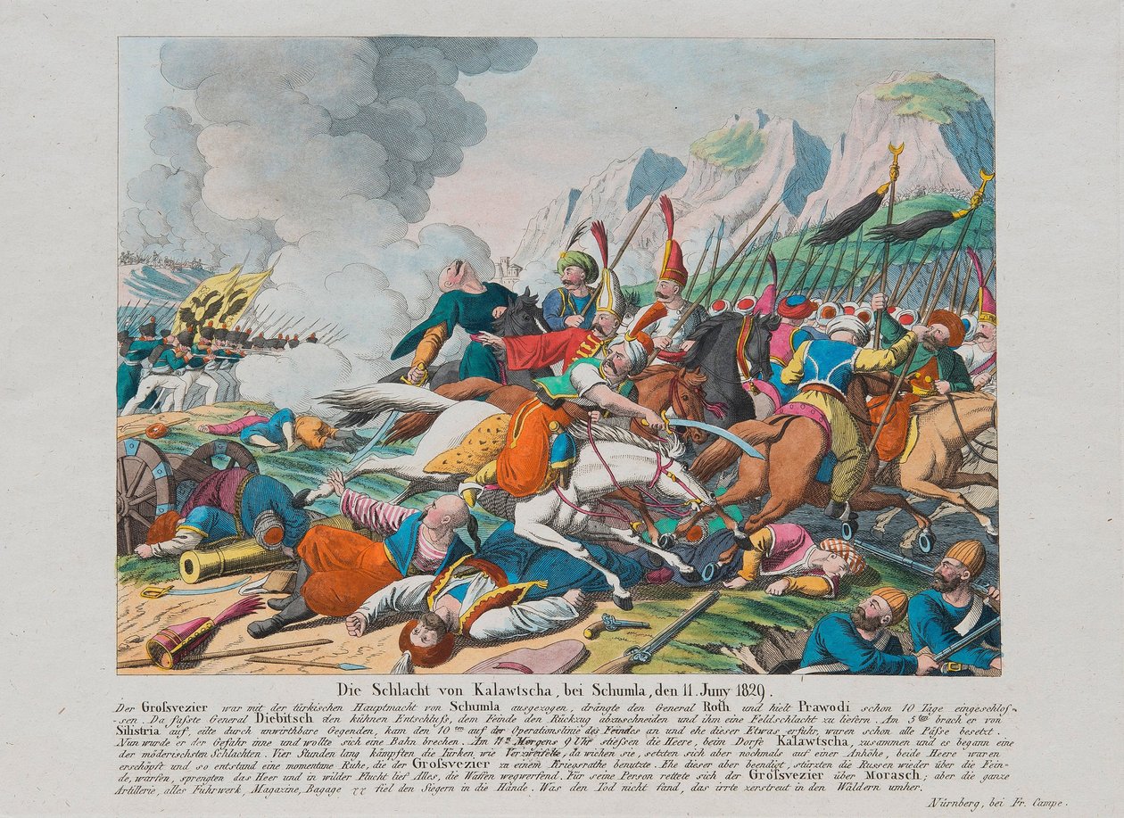 Le siège de la forteresse de Shumen en 1828, vers 1830 - August Friedrich Andreas Campe