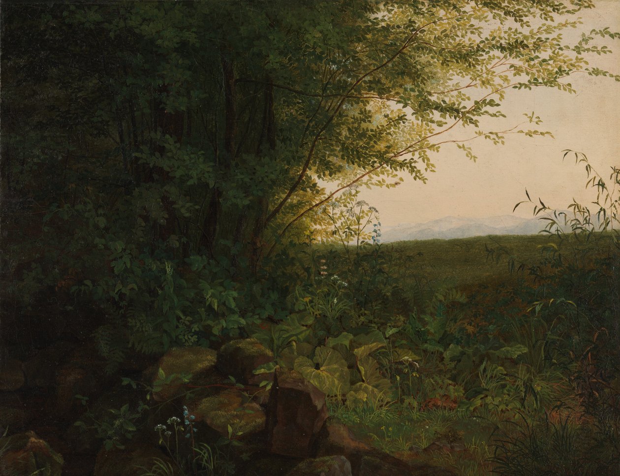 À la lisière de la forêt, vers 1820 - August Heinrich