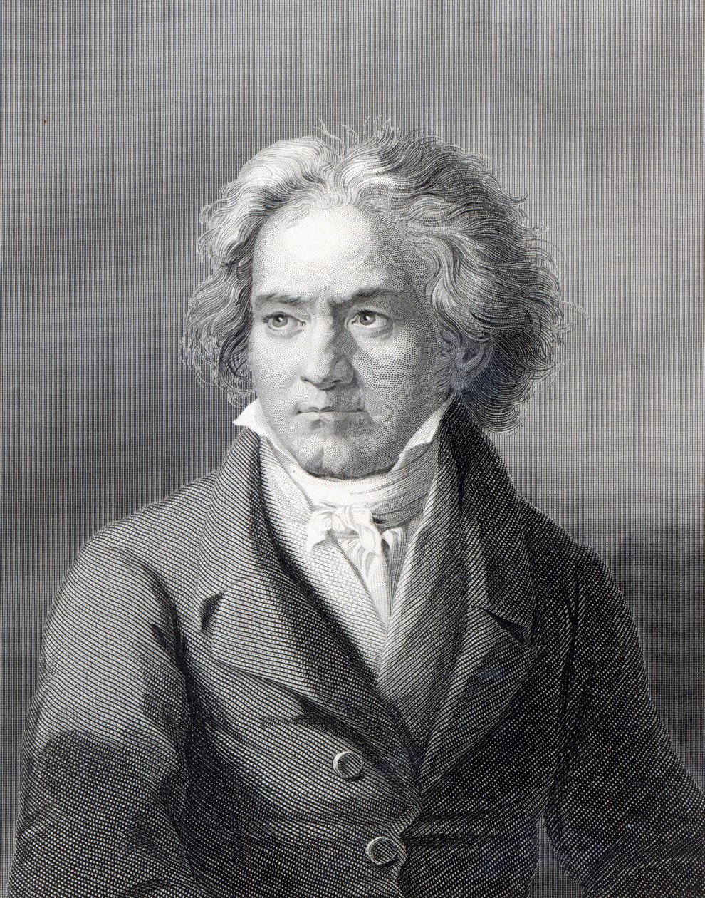 Ludwig van Beethoven, gravé par William Holl le Jeune (gravure) - August Karl Friedrich von Kloeber