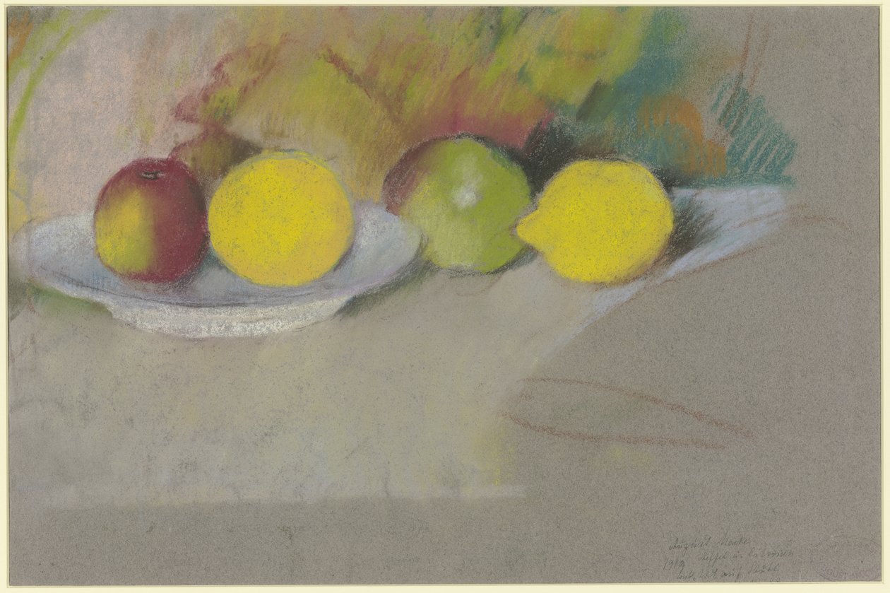 Des pommes et des citrons - August Macke