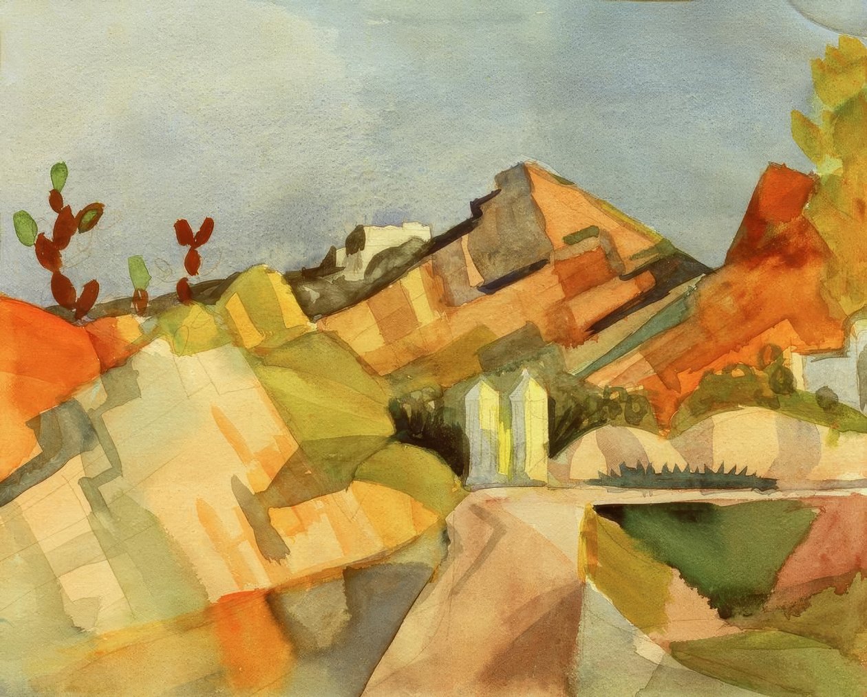 Paysage rocheux - August Macke