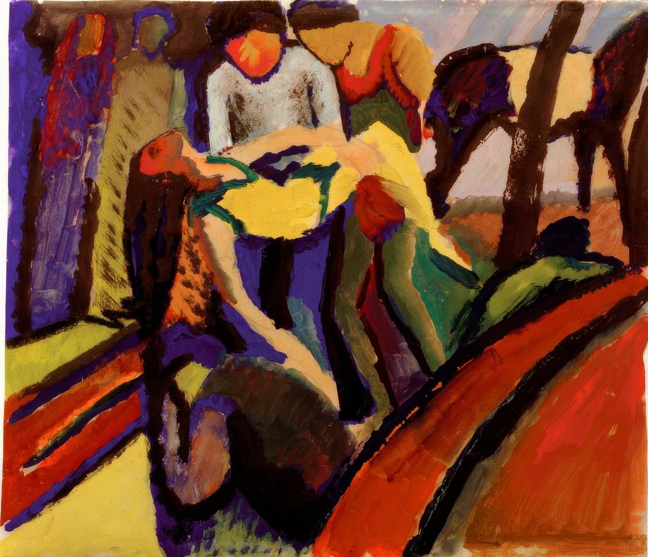 Chute - August Macke