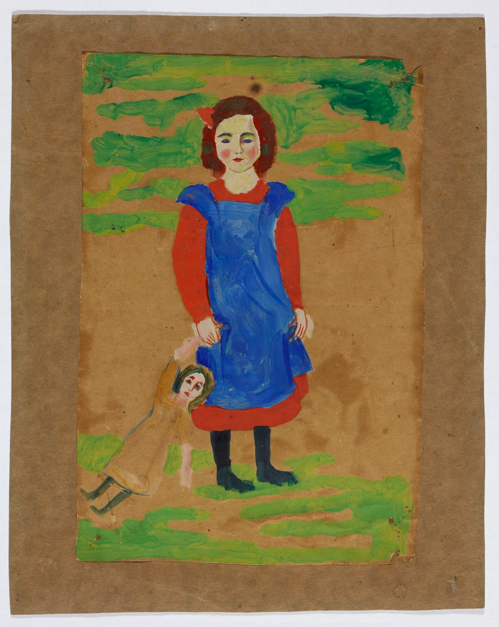 Kind mit Puppe - August Macke