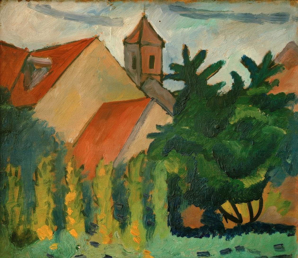Église à Kandern - August Macke