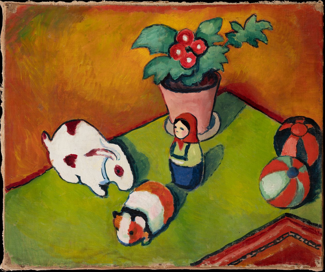 Les jouets de Little Walter - August Macke