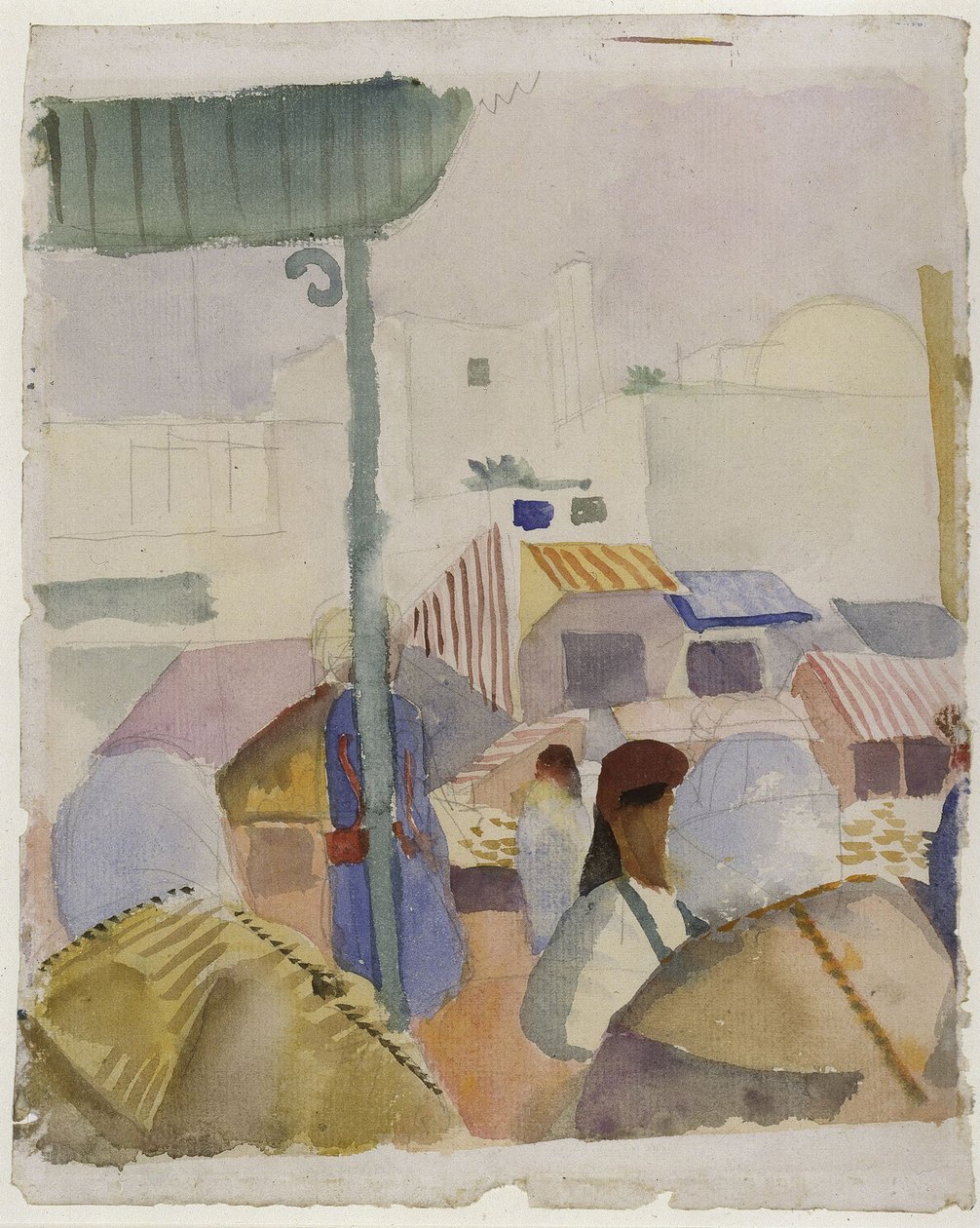 Marché à Tunis II, 1914 - August Macke