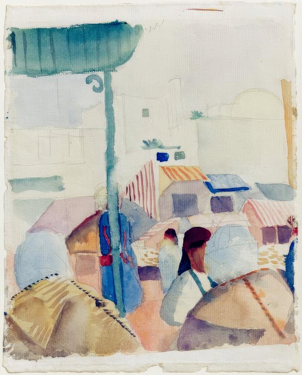 Marché à Tunis II - August Macke