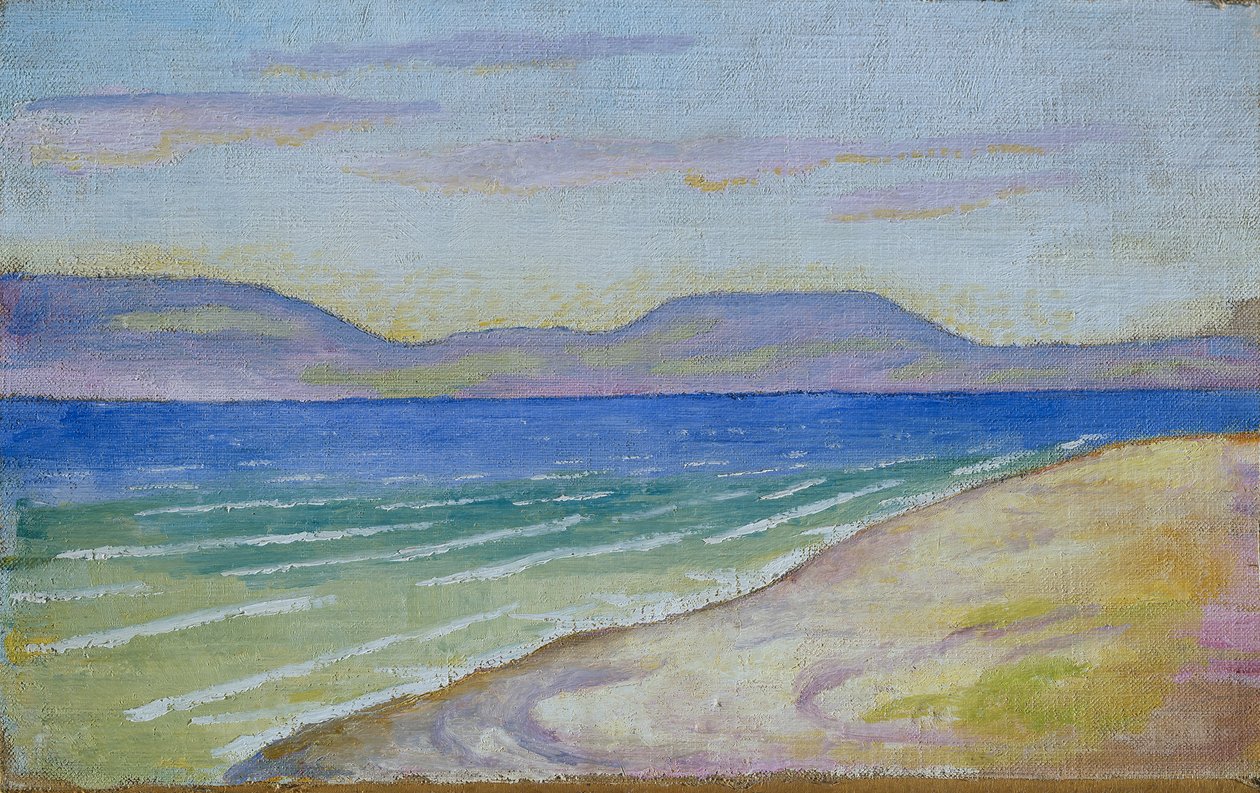 Ambiance matinale au lac de Tegernsee - August Macke