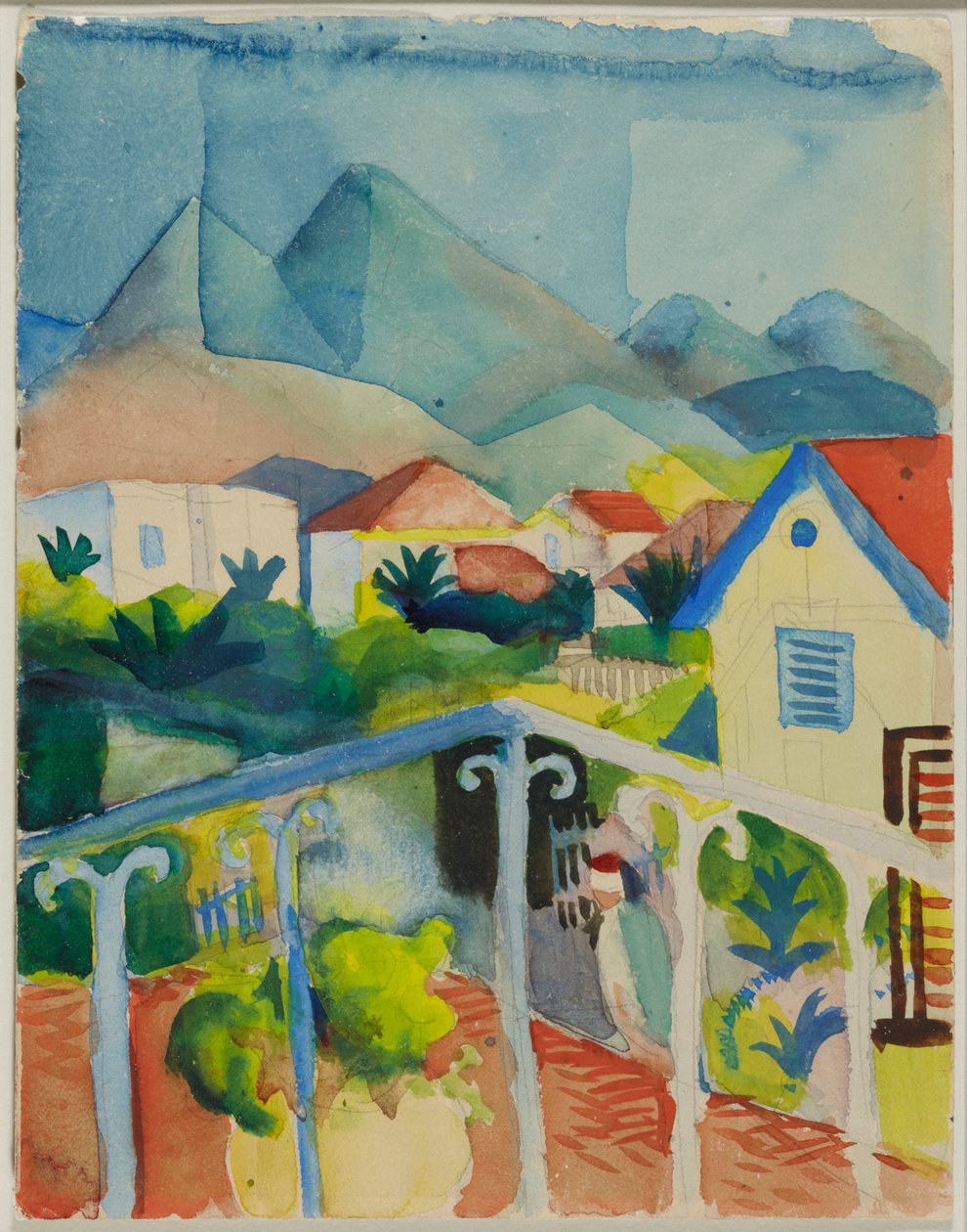 St. Germain près de Tunis - August Macke