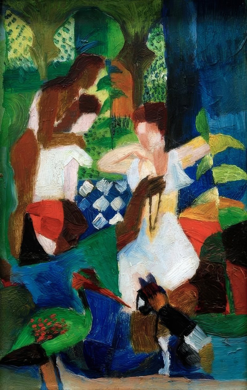 Marchand de bijoux turc - August Macke