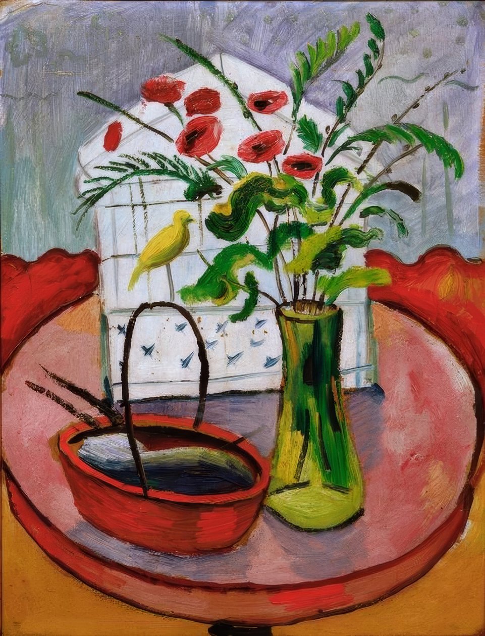 Cage à oiseaux - August Macke