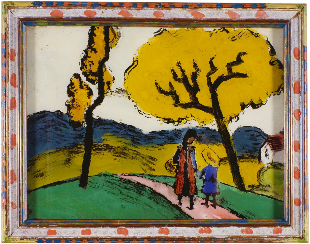 Deux jeunes filles dans un paysage - August Macke