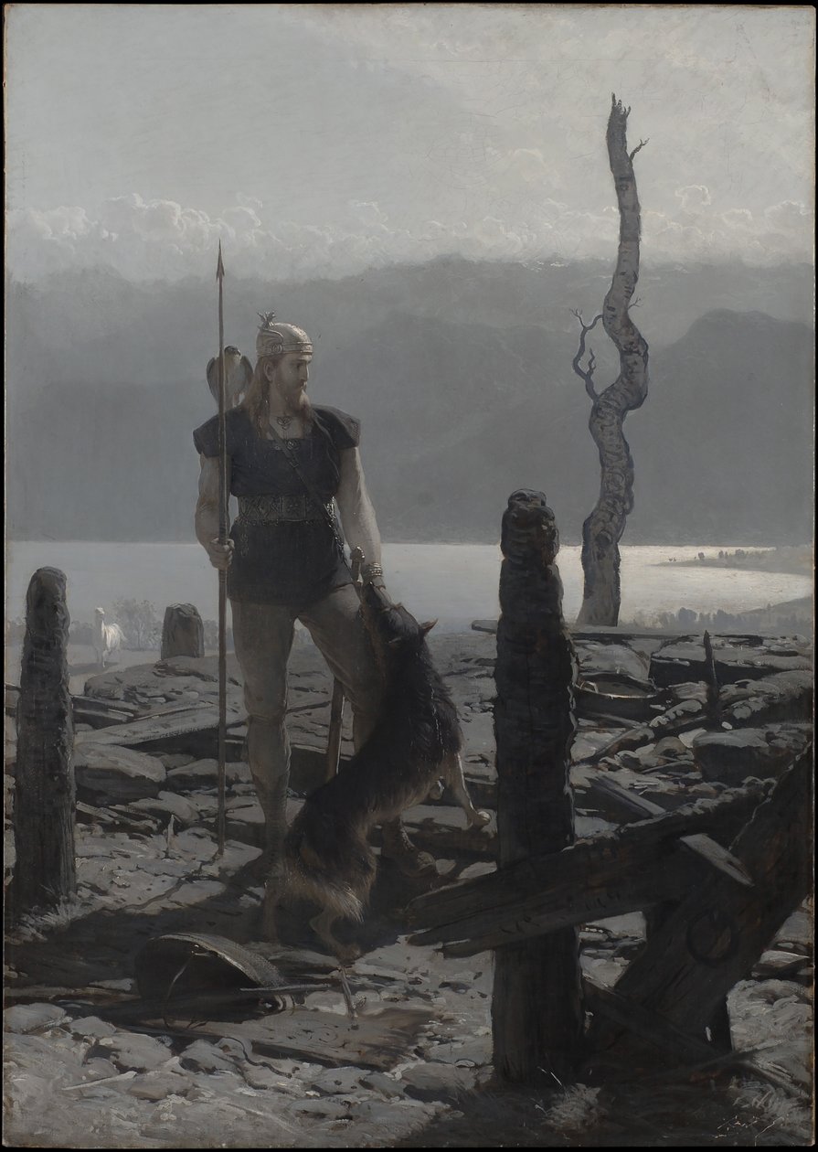 Saga de Frithiof : le retour de Frithiof, années 1880 - August Malmström