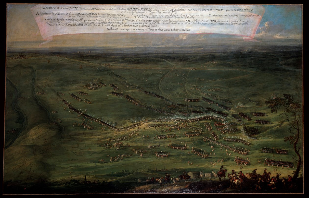 Guerre de Sept Ans : Infanterie prussienne à la bataille de Kolin - August Querfurt