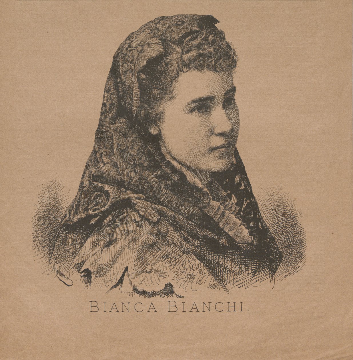 Portrait de la chanteuse d