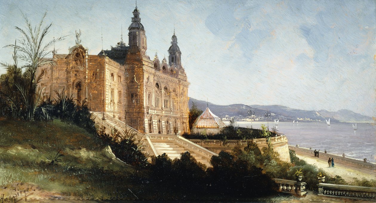 Le casino de Monte Carlo - August Siegen