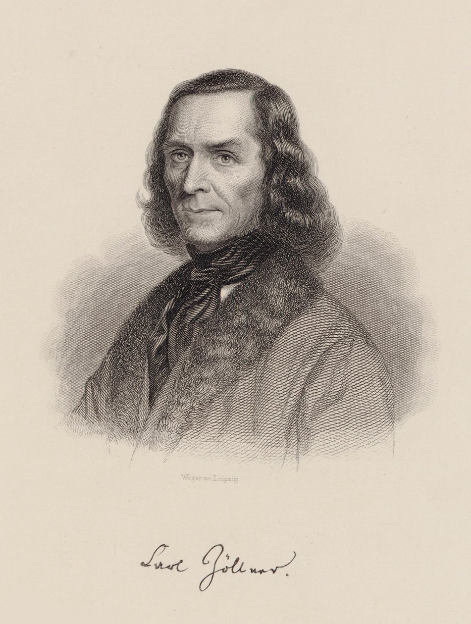 Portrait du compositeur Carl Friedrich Zöllner 1800-1860, vers 1850 - August Weger