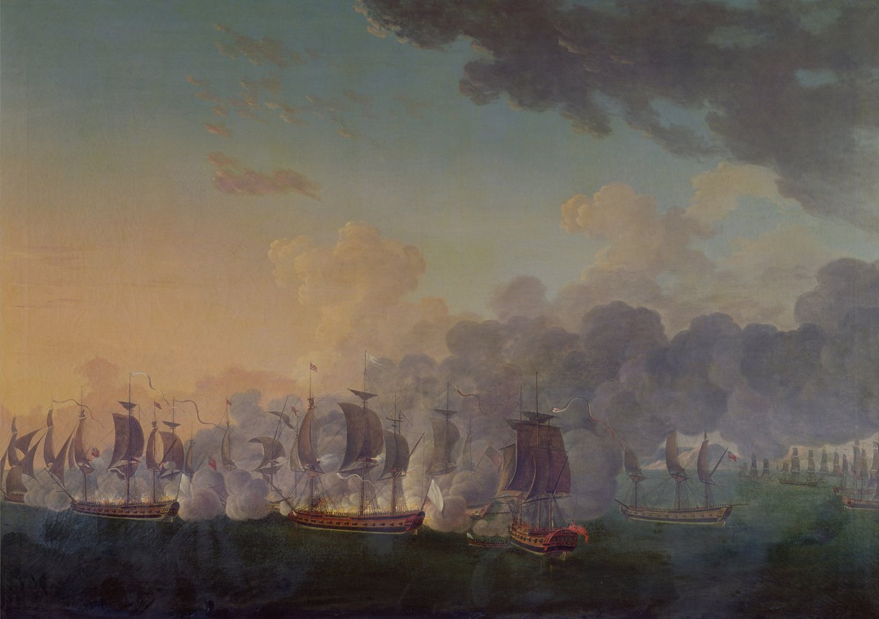 La bataille de Louisbourg le 21 juillet 1781 - Auguste Rossel De Cercy