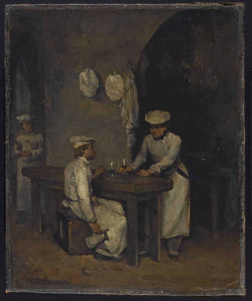 Les Cuisiniers - Auguste Theodule Ribot