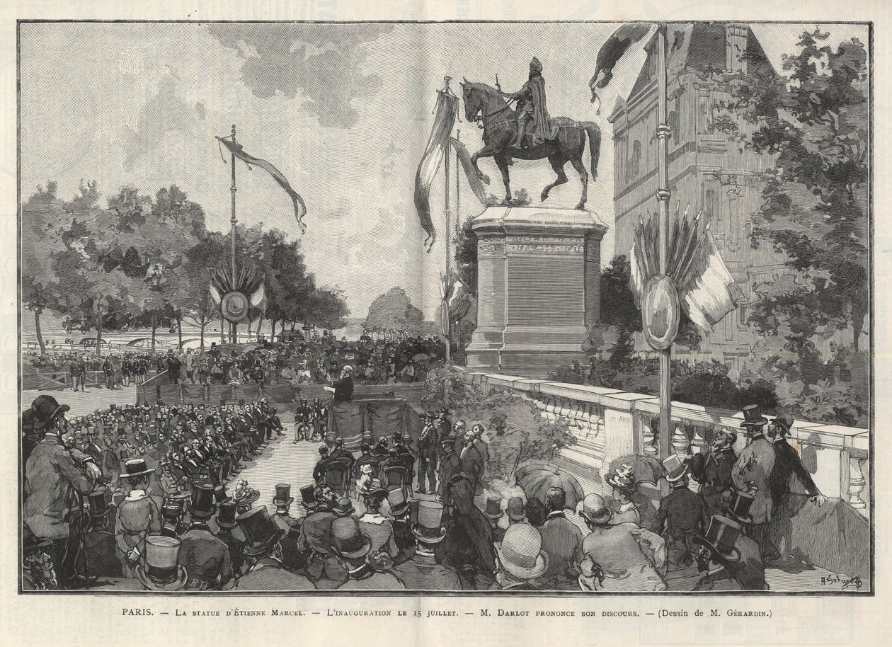 Paris - Discours de M. Darlot lors de l