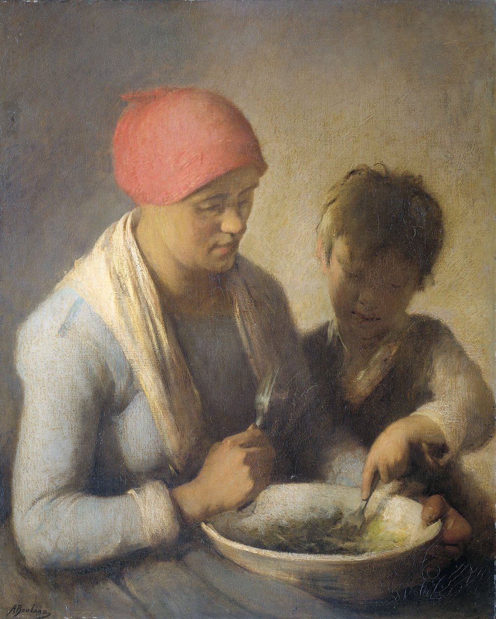 Le repas - Auguste Boulard