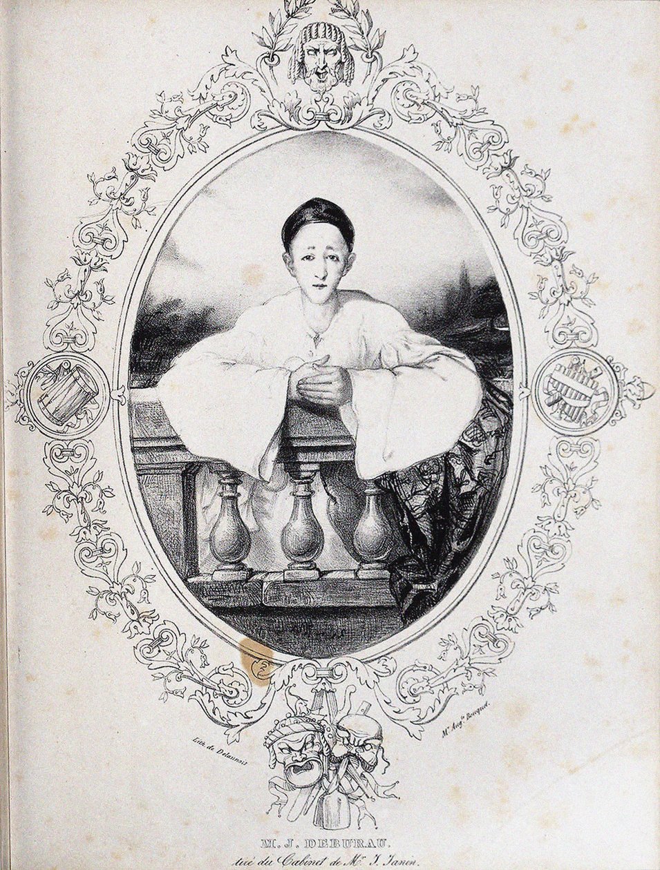Jean-Gaspard Deburau en Pierrot, 1845 - Auguste Bouquet