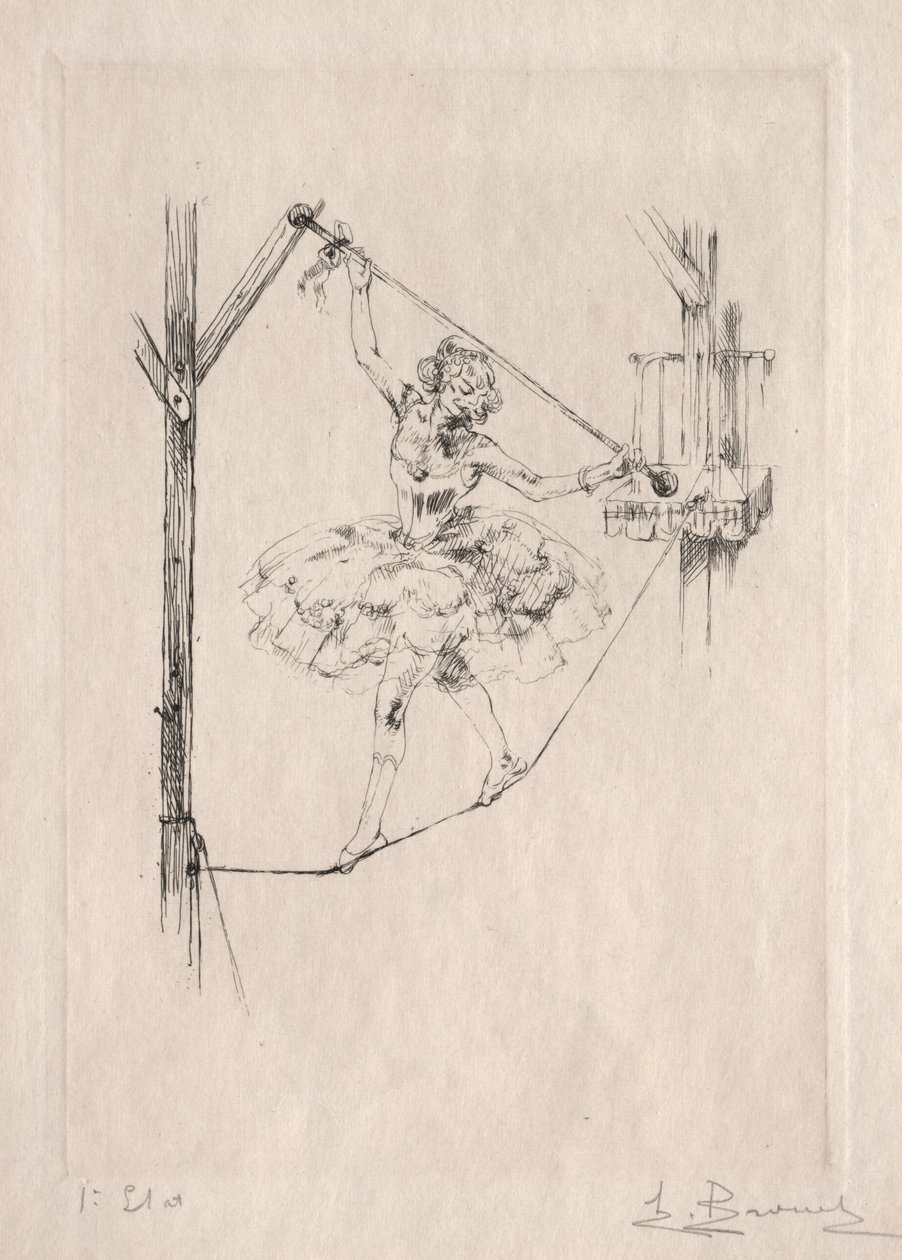 Danseur de corde - Auguste Brouet