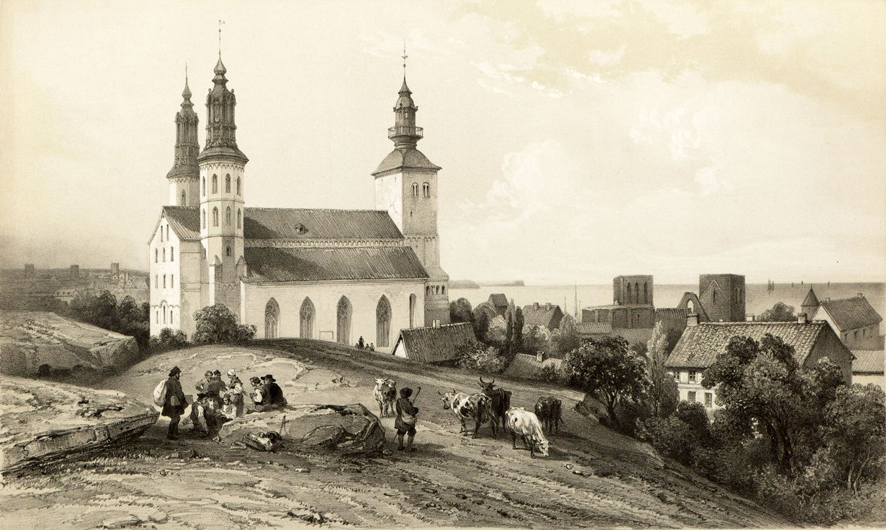 Eglise Sainte-Marie à Wisby - Auguste Etienne Francois Mayer