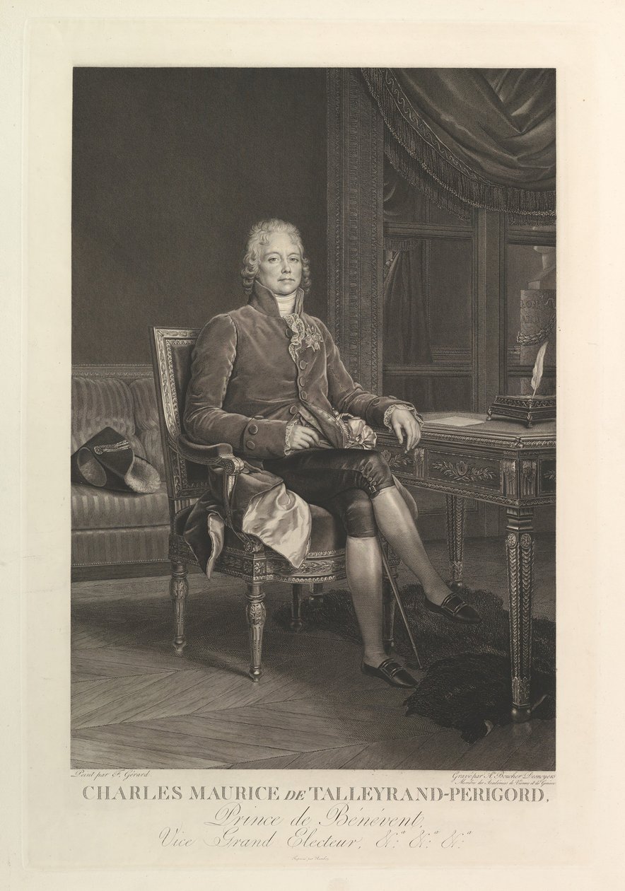 Portrait de Charles Maurice de Talleyrand-Périgord, après 1808 - Auguste Gaspard Louis Desnoyers