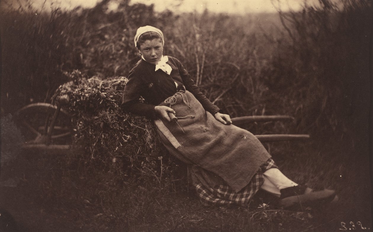 Paysanne, vers 1870 - Auguste Giraudon