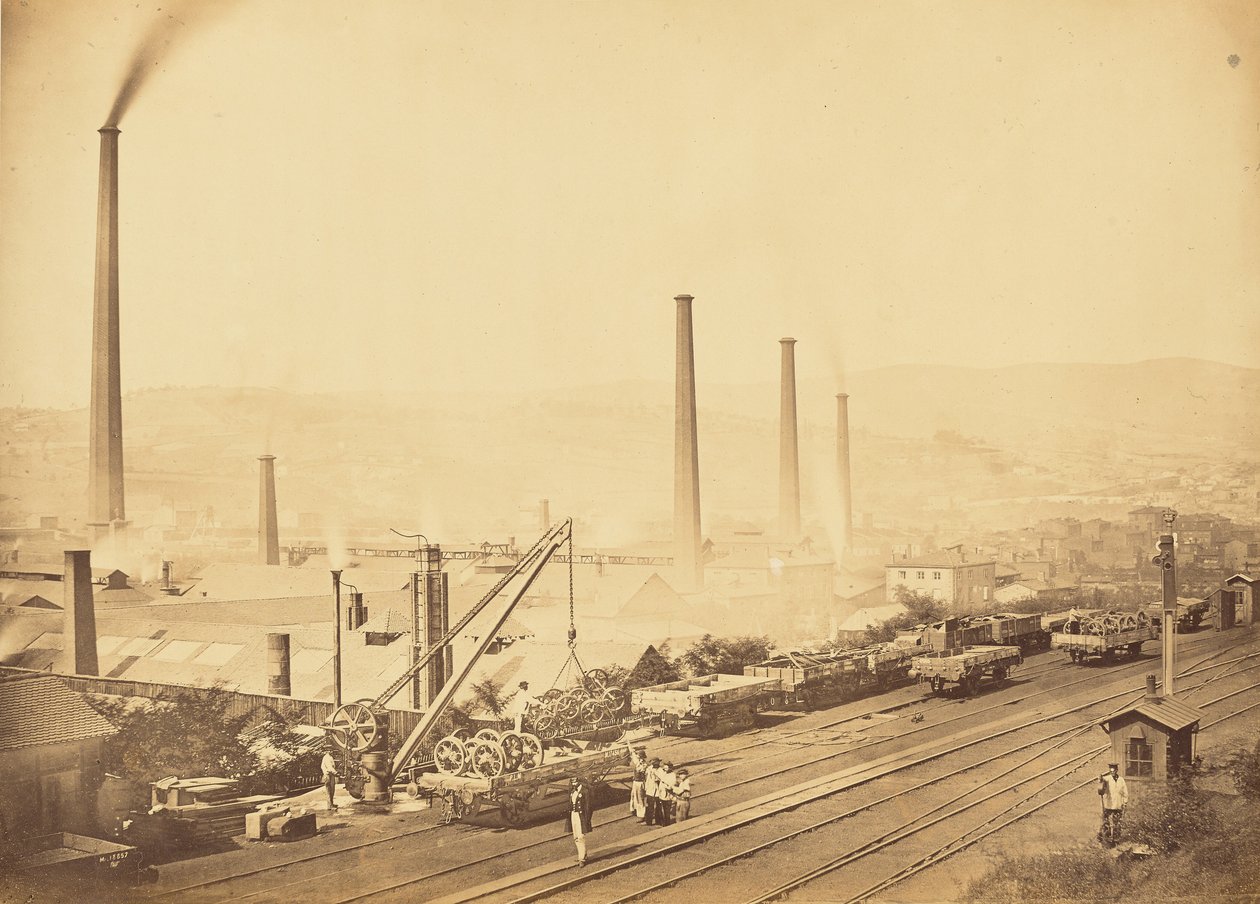 Embranchement et Usines de MM. Pétin et Gaudet à Saint-Chamond - Auguste Hippolyte Collard