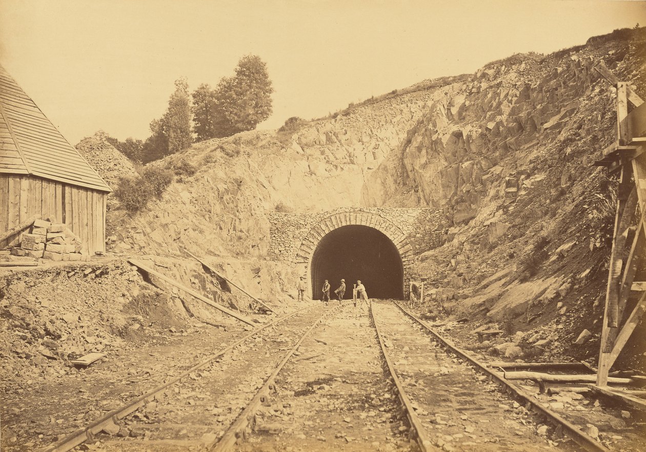 Entrée du Souterrain de Sauvage, Côté de Paris - Auguste Hippolyte Collard