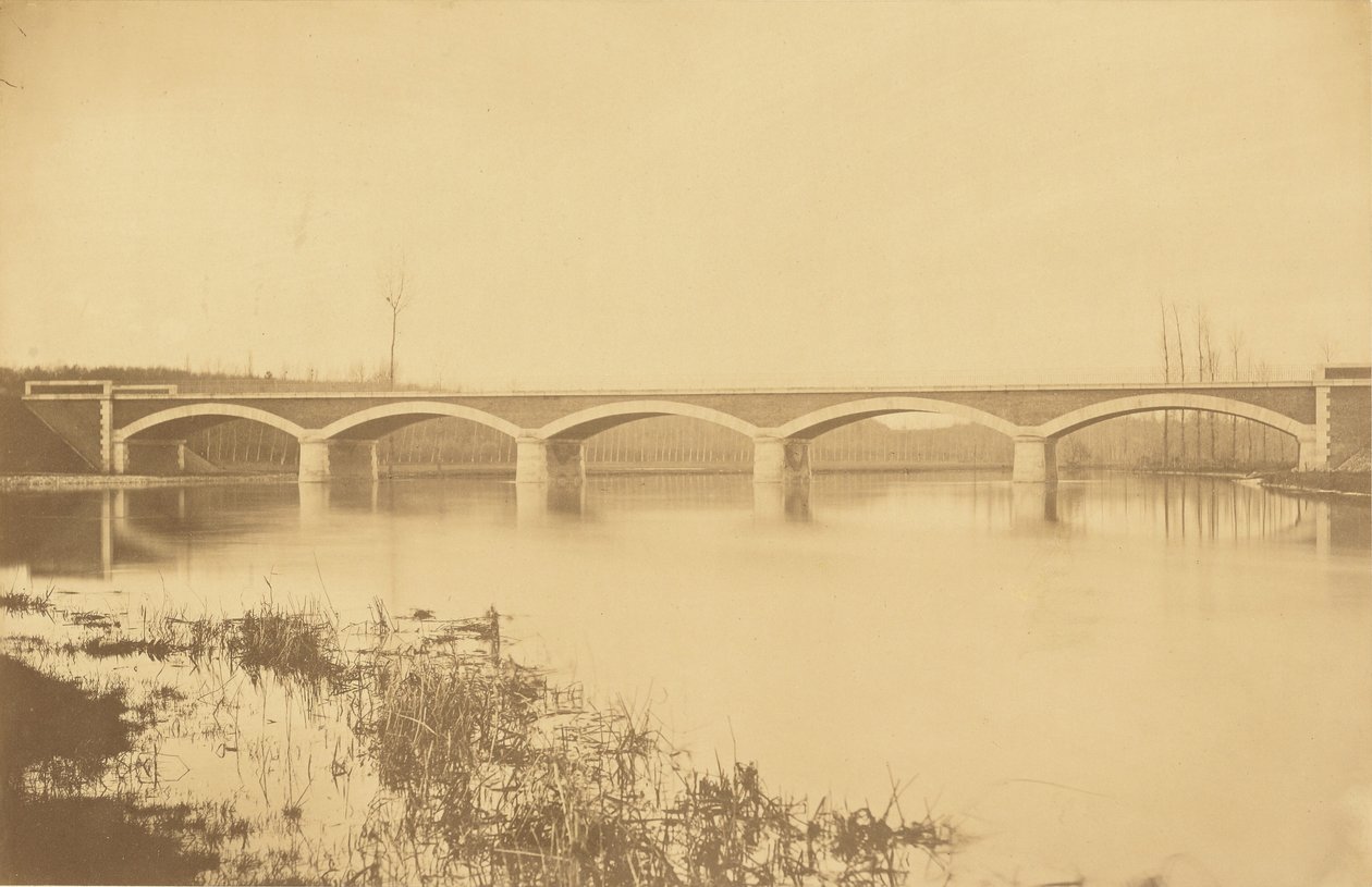 Ligne de Villeneuve-Saint-Georges à Montargis, Viaduc sur le Loing (près de Montargis) - Auguste Hippolyte Collard