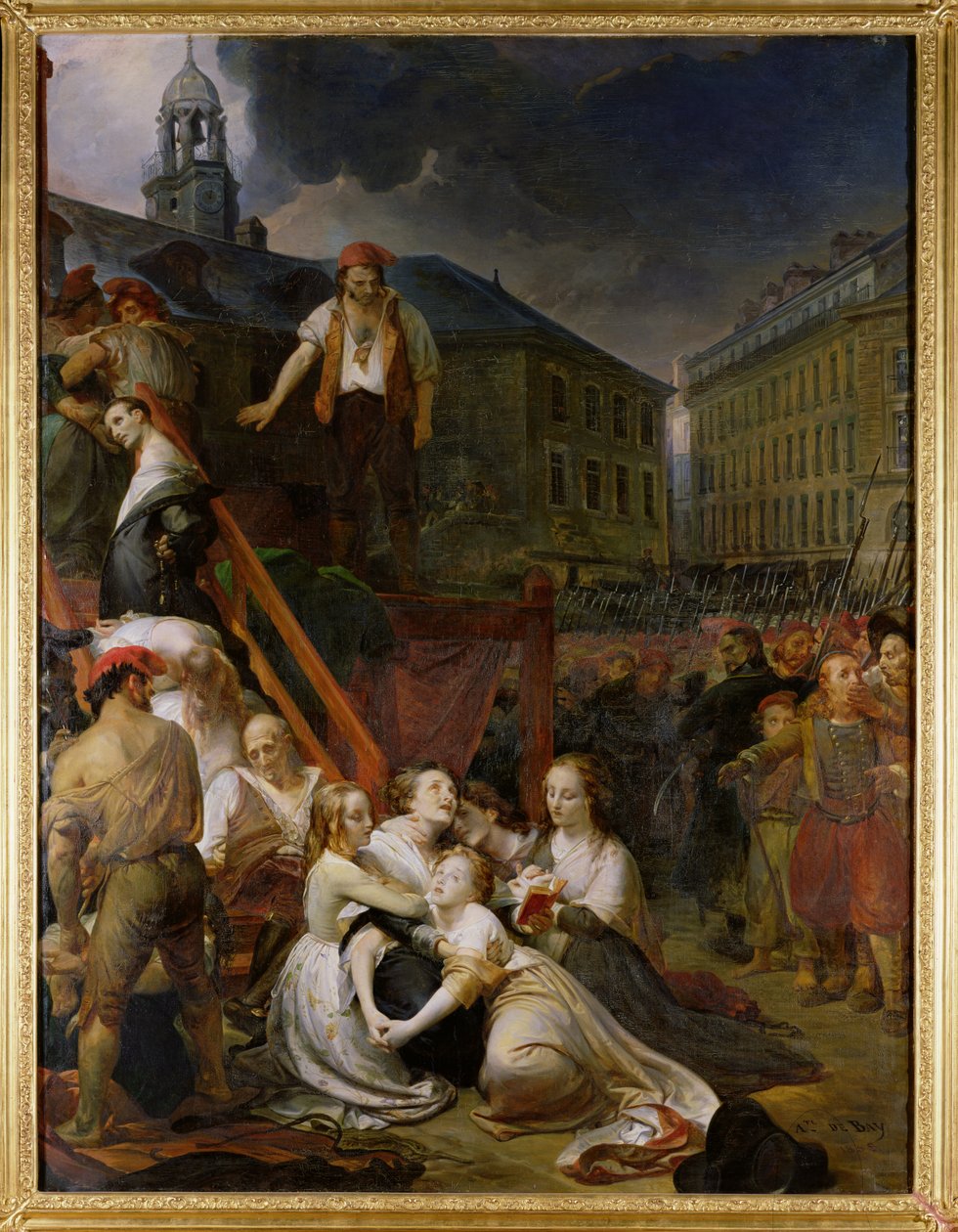 Épisode sur la Place du Bouffay, Nantes, 1793, 1859 - Auguste Hyacinthe Debay