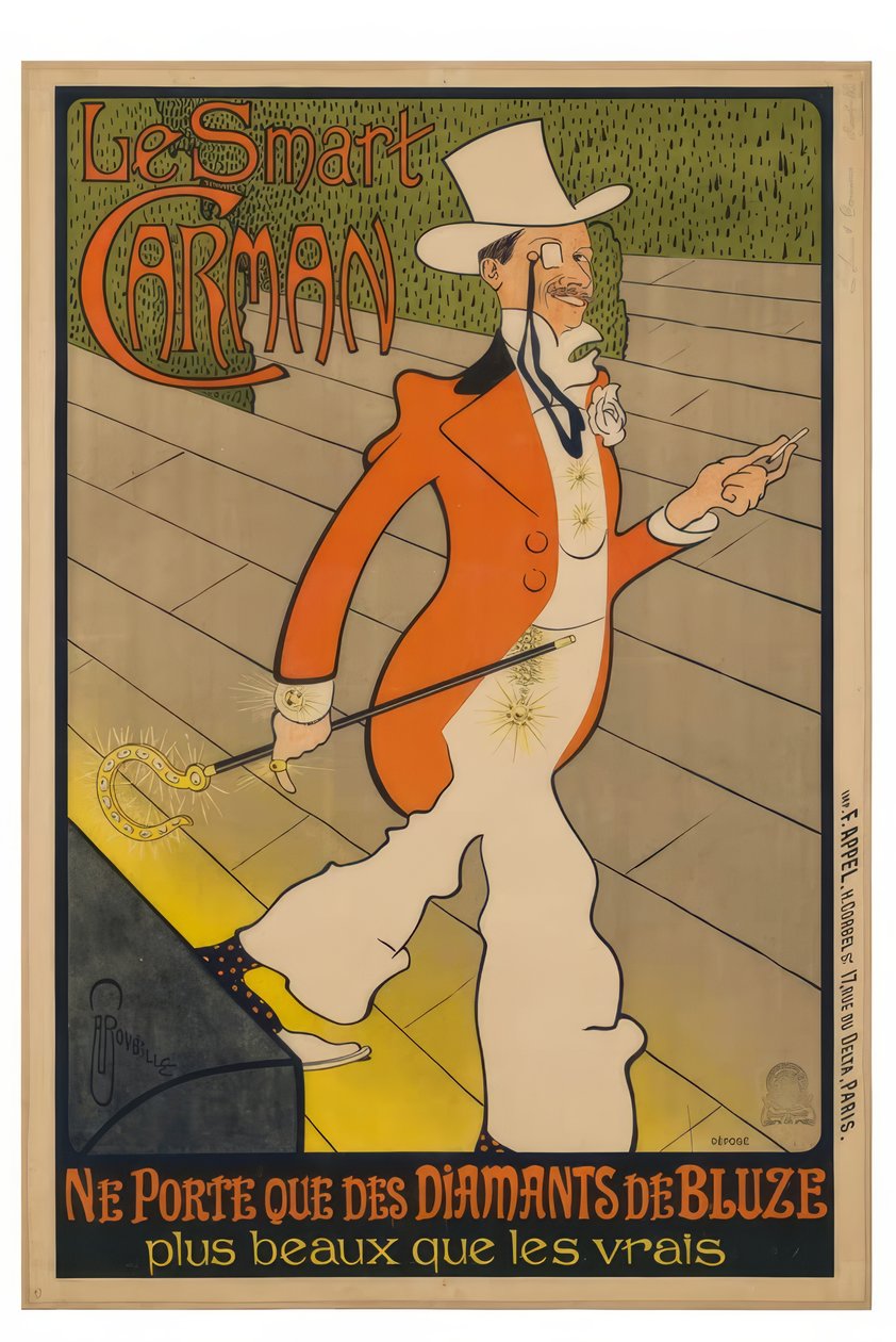 Le smart Carman ne porte que des diamants de Bluze plus beaux que les vrais - Auguste Jean Baptiste Roubille