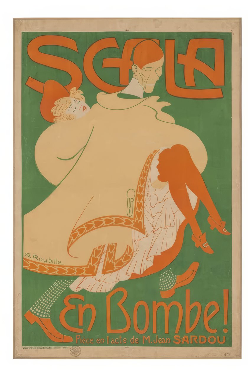 Scala. En bombe, pièce de J. Sardou - Auguste Jean Baptiste Roubille