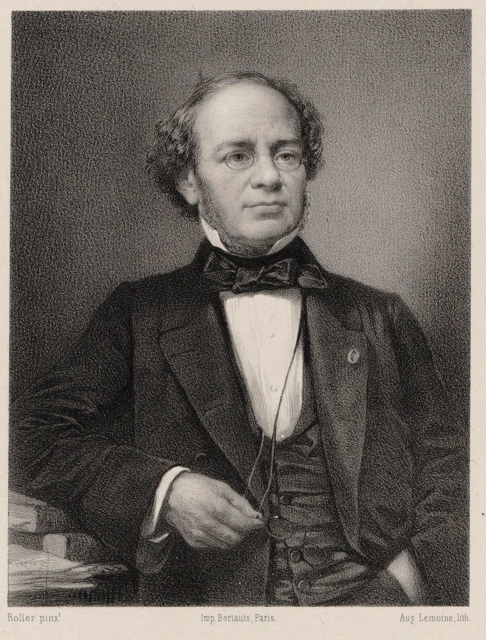 Portrait du compositeur Jacques Fromental Halévy 1799-1862 - Auguste Lemoine