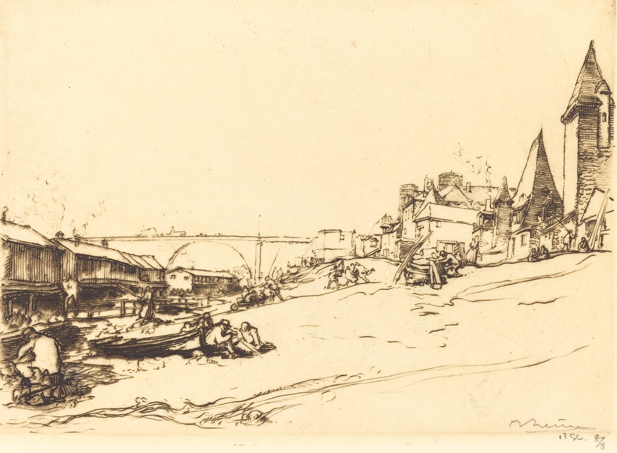 Angers - La maison du roi de Pologne, 1912 - Auguste Lepere