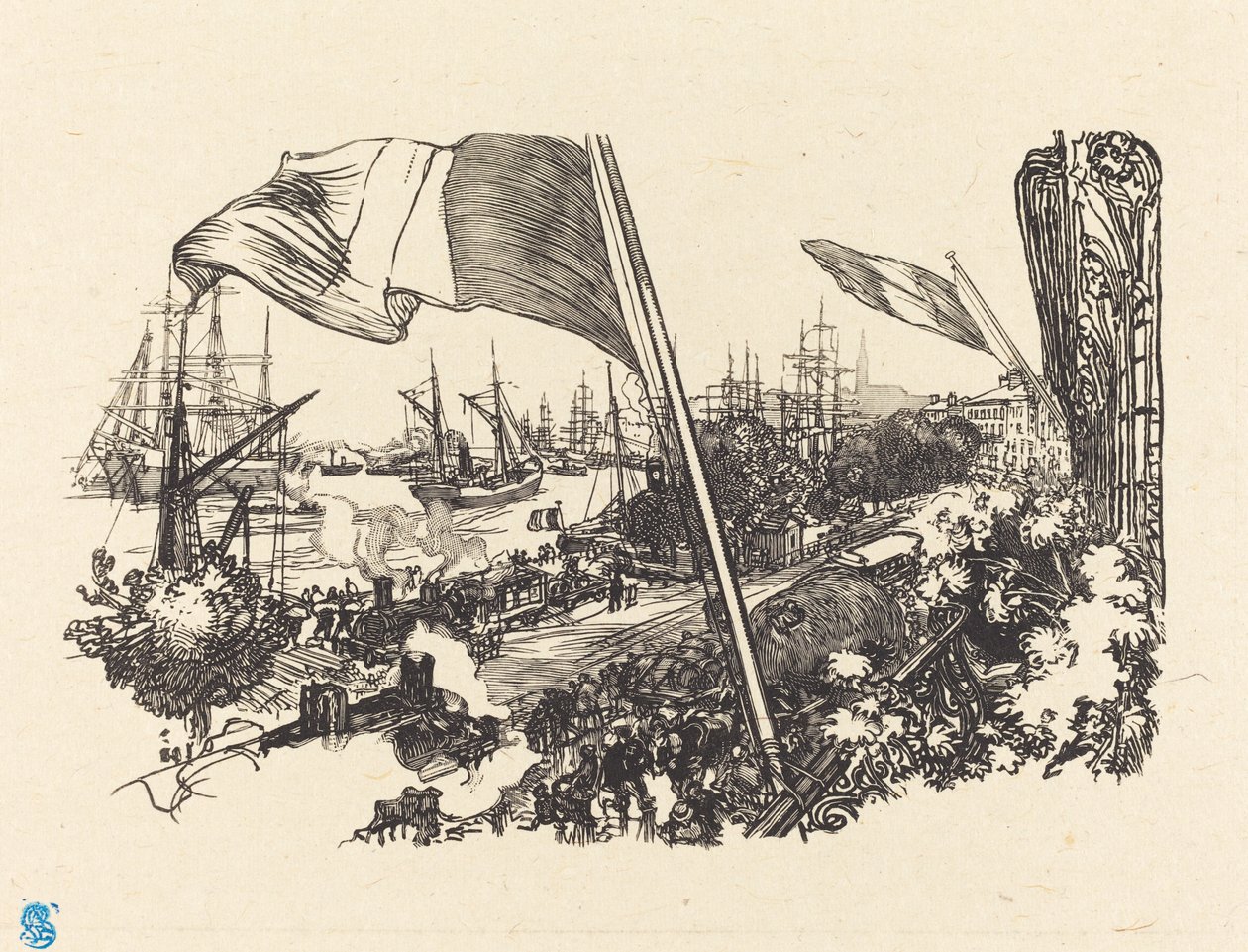 Page de dédicace - Auguste Lepere