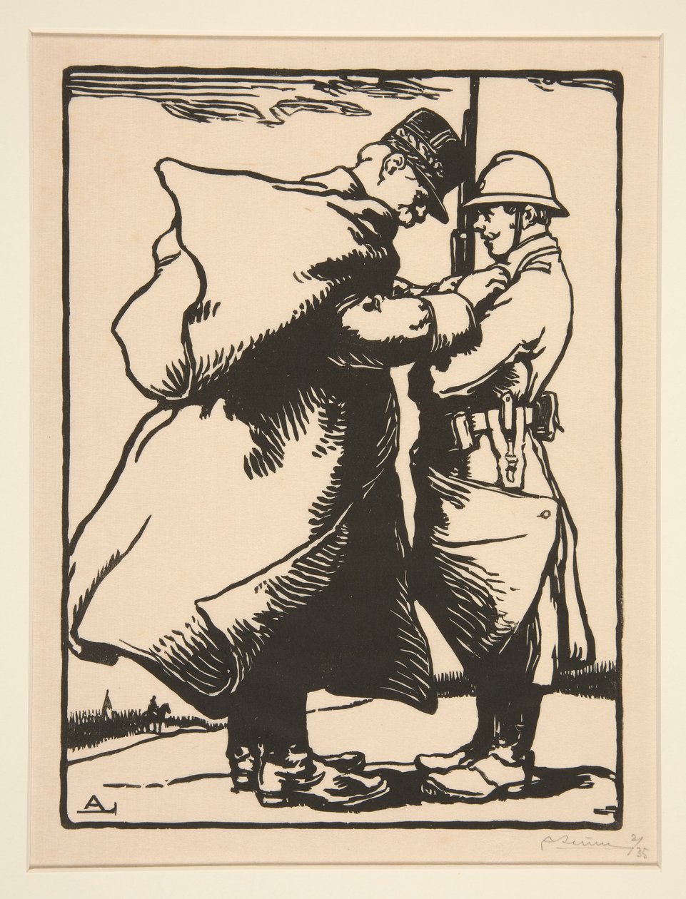 Le Général Joffre décore - Auguste Lepere