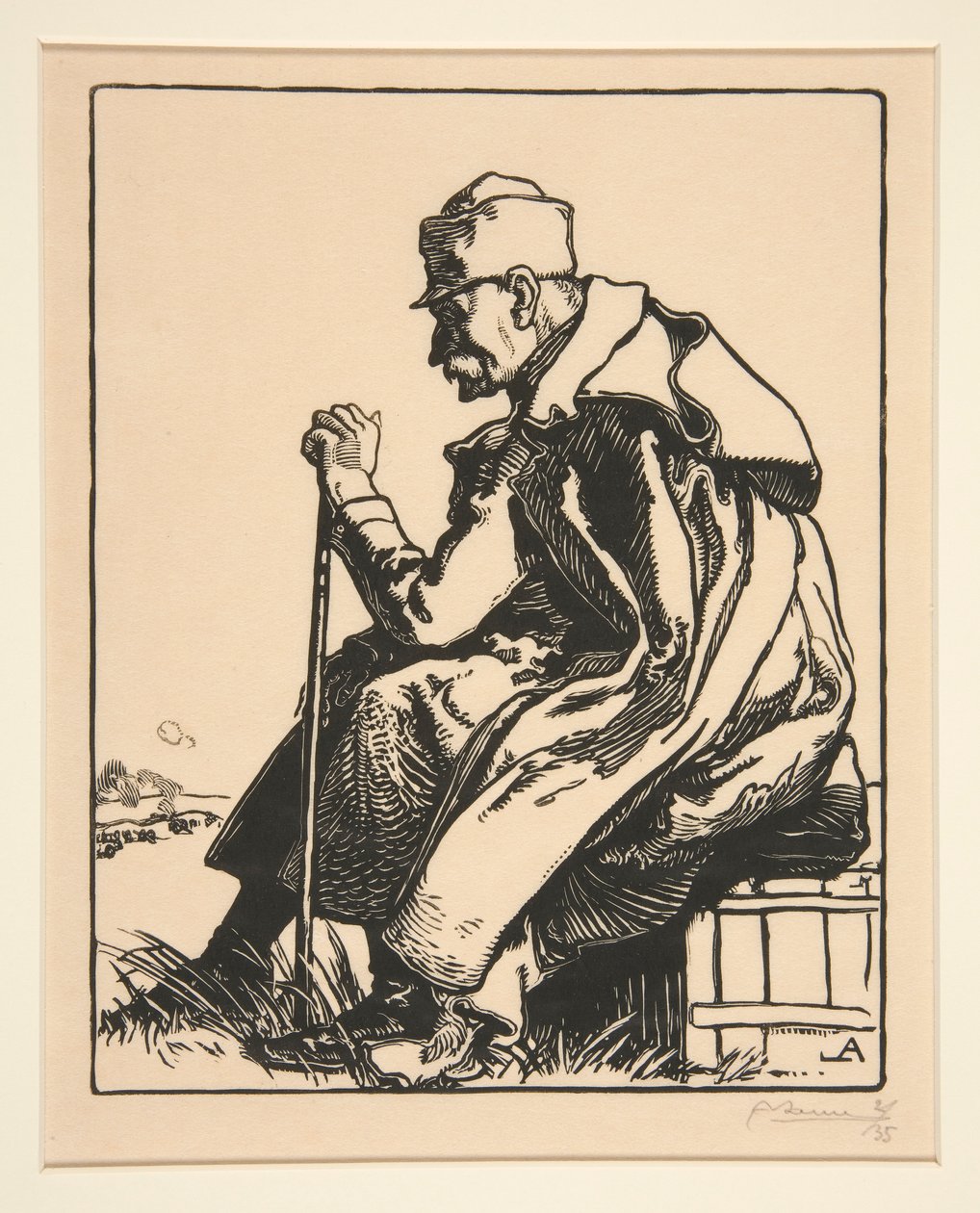 Le Roi de Serbie, de La Guerre de 1914, première série, no.4 - Auguste Lepere