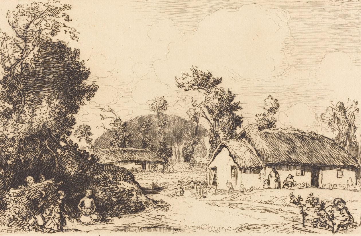 Le jeu du reposoir, Vendée - Auguste Lepere