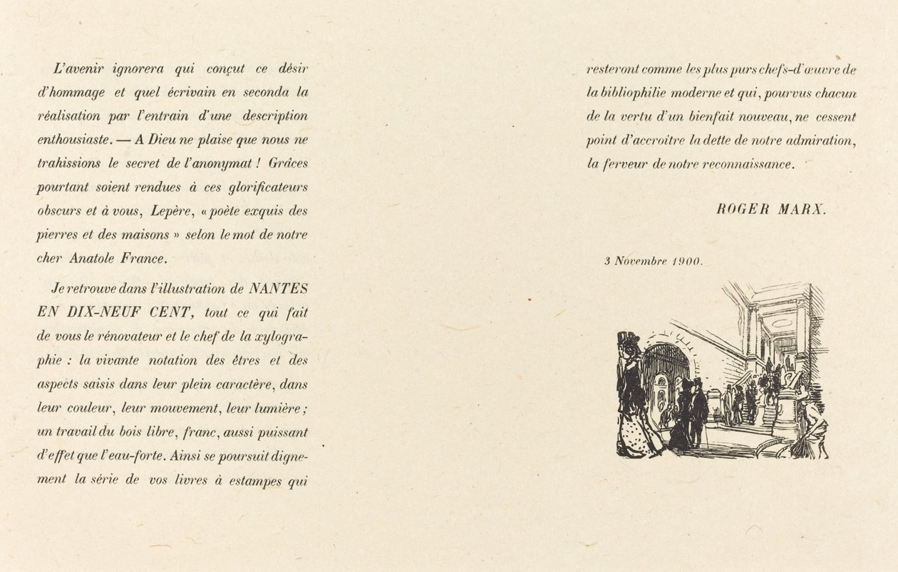 Préface, publié en 1900 - Auguste Lepere