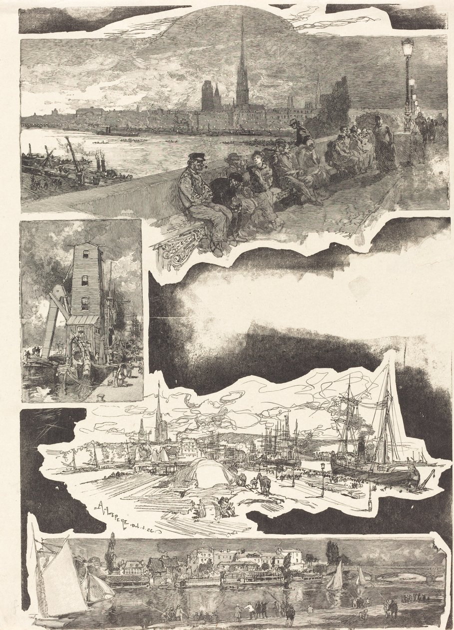 Rouen - Auguste Lepere