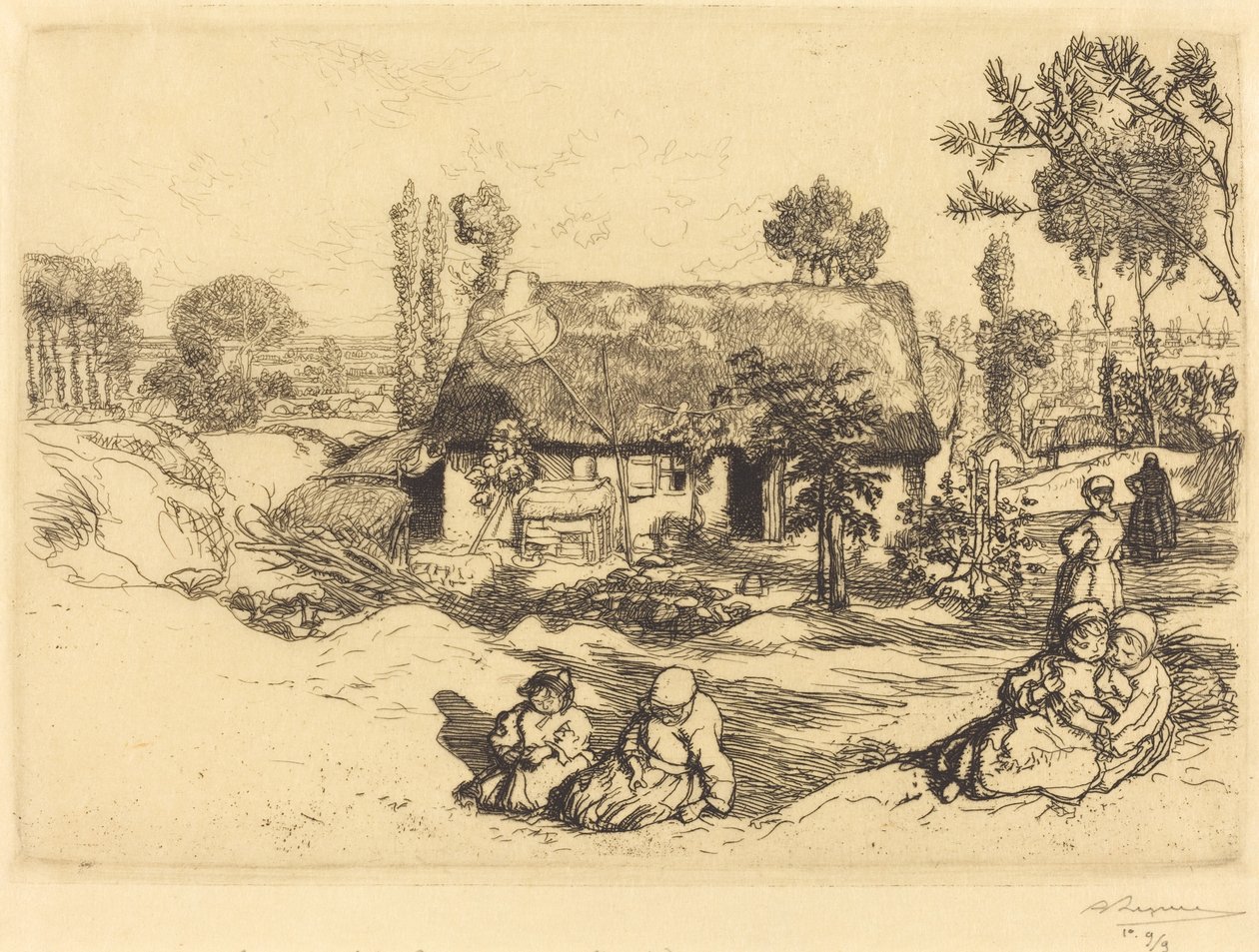 Le nid de pauvres, Vendée - Auguste Lepere